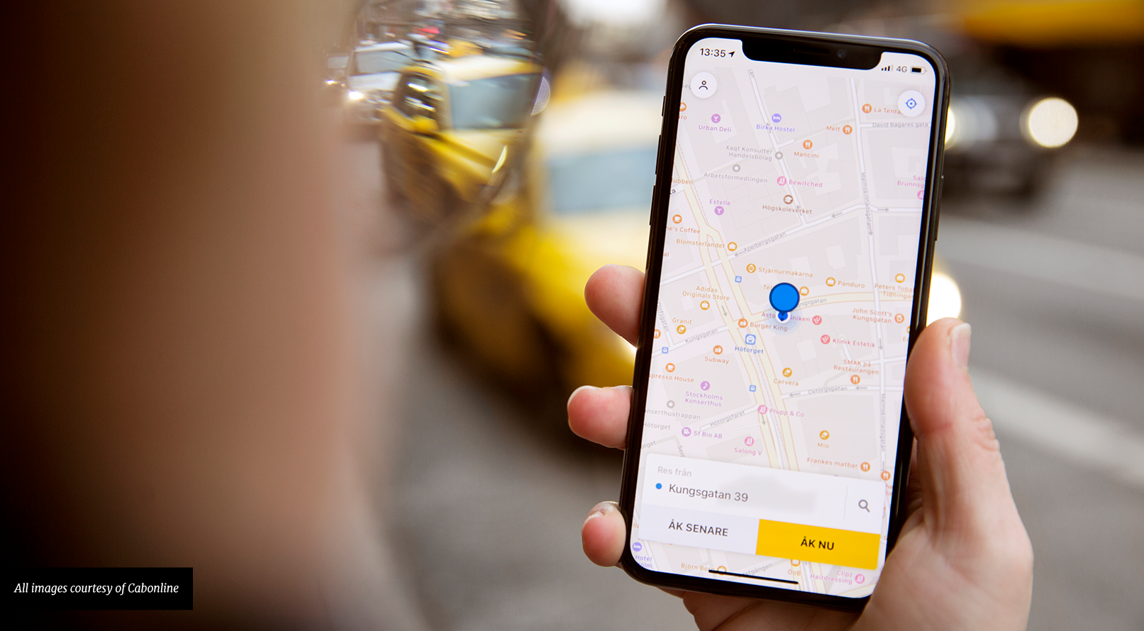 Image of Cabonline mobile app