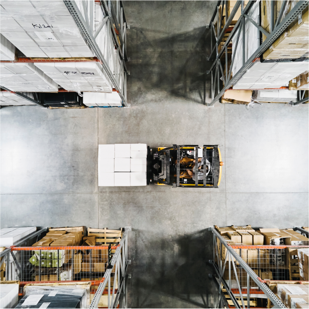 Manufacturing connected warehouse